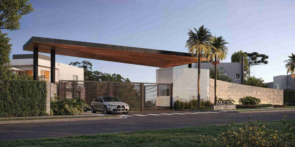 Entrada do Atmos Ecoville em Curitiba